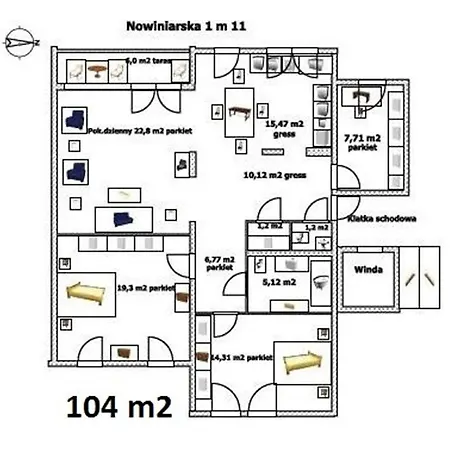 Apartament Nowiniarska Near The Old Town *